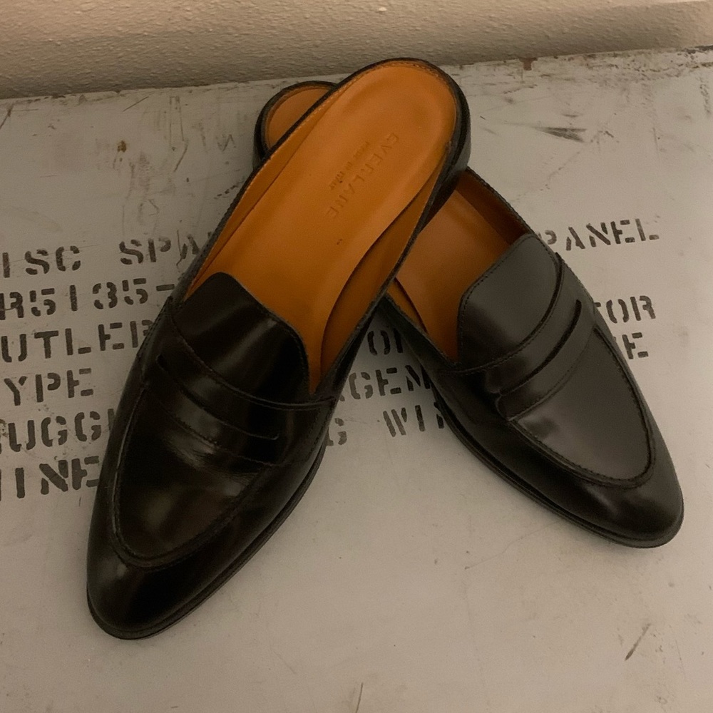 Everlane Modern Loafer Mule Black sz 8.5